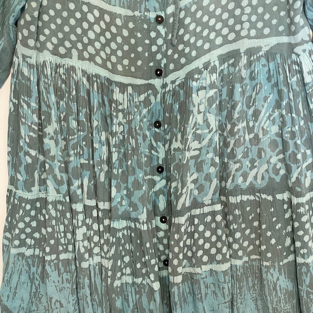 Sacred Threads Boho Swing Tunic Womens One Size B… - image 3